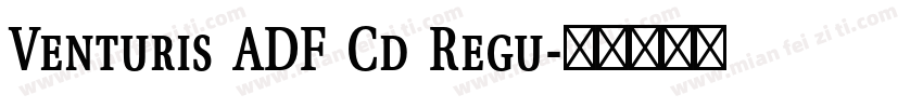 Venturis ADF Cd Regu字体转换